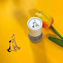 1pc Cute Black Cat Stamp - Cartoon Black Cat Stamp, Teacher's Encouragement Stamp, Creative Planner Stamp, Black & Gray, Push-Type With Protective Cover, Portable & Reusable, No Ink Pad Included, School & Home Encouragement Award - Multicolor - View 10