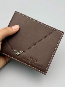 男士PU皮钱包2件套 - 大容量多卡位 | 可装身份证、信用卡和现金 - 彩色 - 查看 5