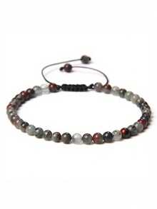 4mm Beaded Adjustable Bracelet, Natural Stone Yoga Handmade Bracelet For Women, Jewelry - Bracelet - View 25