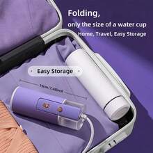 OBOVAY 1 Hand-Held Multi-Function Steam Iron, Fast Heating, Lightweight Hand-Held, Constant Temperature Ironing, High-Power Steam Iron To Quickly Remove Fabric Folds, High-Temperature Steam And High-Temperature Heating Bottom Plate Ironing Two-In-One. - EU E Type Plug(220-240V) - View 7