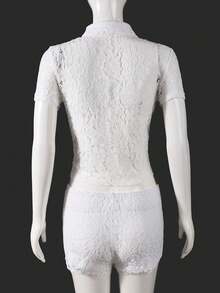 Women Two-Piece Outfits - 白色 - 查看 7