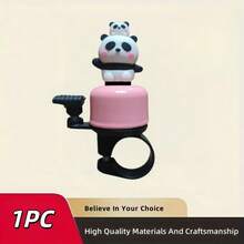 这款熊猫造型的自行车铃以中国国宝熊猫为主题，铃声响亮清脆，在户外骑行时能轻松吸引注意力。该铃通用，适用于各种自行车、滑板车和三轮车，满足不同用户的需求。 - 彩色 - 查看 7