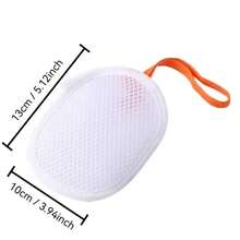 4pcs Bath Sponge Bags, Double-Sided Soft Foam Cotton, For Household Use - Multicolor - View 4