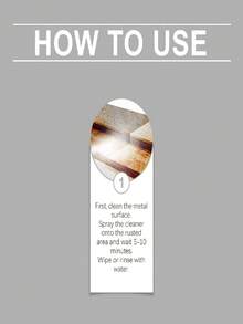 多用途金属除锈剂 - 溶解并清除金属表面的铁锈，令表面光亮如新 - 彩色 - 查看 8