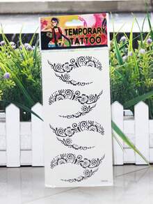 Smokey Eye Makeup Temporary Tattoos, Suitable For Daily, Party, Holiday Events, Lasts 3-5 Days, Can Be Removed With Makeup Remover - Multicolor - View 11