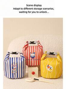 Bolsa de almacenamiento de viaje, cubo de embalaje de compresión portátil y manual, organizador de ropa y equipaje de gran capacidad, bolsa de aseo y maquillaje de viaje, decoración de habitación de maquillaje - Multicolor - Ver 9