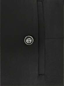 新款男士正装裤，春夏秋季商务休闲直筒裤，适合商务通勤、高尔夫、商务宴会、派对、浪漫假期、商务办公等场合，时尚西装裤 - 黑色 - 查看 8