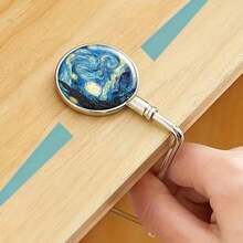 2pcs/1pc Random No-Drill Desk Side S Hook Sturdy Portable Bag Hanger For Classroom Office Dormitory Space-Saving Backpack Holder Organizer - Blue - View 6