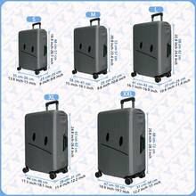 1 件装行李箱套，多种尺寸可选。采用聚酯纤维材质，防刮耐磨，男女通用。商务旅行和夏季度假的理想之选。易于手洗且可拆卸，是旅行必备配件。