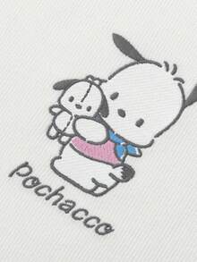 Balabala Sanrio Tween Girl Half-Zip Sweatshirt, Hello Kitty & Friends Print, Easy Wear Design, Lightweight Comfort, Spring School Style - Original White - View 4