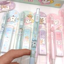 1pc Puppy Automatic Pencil Set | Essential For Aesthetically-Inclined Students | Writes Smoothly And Clearly - Multicolor - View 3