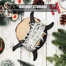 2/6/10-Piece Christmas Light Storage Reel; Multi-Functional Light Decoration Storage Rack For Tree Lights, Extension Cords And Garlands - Keep Festive Decorations Neat And Organized - Multicolor - View 10