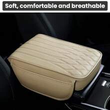 Car Center Console Cover Wit Side Pocke Auto Of Memory M Leater Armrest Pad Cusion Cove Middle Conso Tector Inter Accessories  Veicle SUV Truck Ige - Be - Xem 6