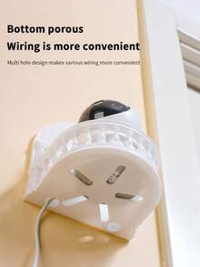 1pc Child Room Camera Holder, No Drill Wall Mount Bracket, Camera Surveillance Stand, No Nail Wall Storage Rack For Home Surveillance - Multicolor - View 2