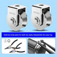 Tendencia2 Ruedas De Puerta En V De 2in, Acero Inoxi 304 Alta CalidadCalidad premium - 1 - Ver 4