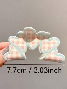 4pcs/Set Women Cute Shark Claw Hair Clips, Cloud, Heart, Bow Design Hair Accessories, Fashion Versatile Elegant Simple Solid Color Hair Claws, Suitable For Daily, Casual, Party, Beach, Vacation, Hairstyling, Washing Face/Hair, Makeup, Outfit Accessories, Autumn/Winter/Spring/Summer Women Claw Clip - Multicolor - View 4