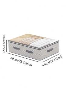 床边收纳袋、抽屉式衣柜收纳袋、布艺被子收纳方案，扁平、防尘、防潮、加厚无纺布拉链折叠收纳袋，适合秋冬夏三季收纳被子，也可用于床下收纳衣物。秋季必备，这些收纳袋是收纳被子、衣物和其他物品的理想之选。 - 彩色 - 查看 13