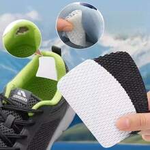 2pcs Self-Adhesive Mesh Lining Shoe Heel Protector Patch, Invisible Sports Shoes Damage Repair Sticker