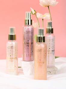 USHAS 液体定妆高光喷雾，细腻珠光提亮，面部及身体均可使用，24小时持久闪耀，速干不粘腻，适合派对、婚礼、音乐节妆容 - #03 - 查看 4