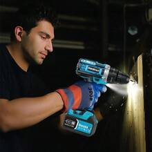 Juego de herramientas para martillo perforador y taladro de impacto (4 piezas)Juego de herramientas para martillo perforador y taladro de impacto - Azul - Ver 3