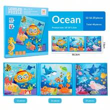 1 bộ ghép hình trẻ em bán chạy nhất năm 2026, trò chơi ghép hình nâng cao, giáo dục sớm, món quà hoàn hảo, quà tặng ngày lễ, quà sinh nhật, món quà thú vị. - Nhiều màu - Xem 12