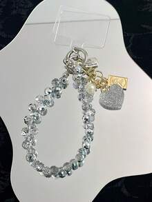 1 chiếc dây đeo điện thoại pha lê hình trái tim và dâu tây sang trọng, đa năng, thời trang, có thể dùng làm mặt dây chuyền hoặc ví đựng thẻ, là món quà lý tưởng cho ngày Valentine, sinh nhật, thiết thực và thanh lịch, tỏa sáng rực rỡ dưới ánh nắng mặt trời. - Nhiều màu - Xem 9