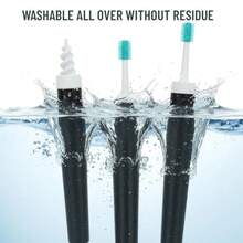 Ear Wax Removal KitEar Wax Removal Tool With 3 Different Soft Head Replacement Ear Cleaner Ear Wax Remover With Soft Tip The Best Choice For Removing Earwax - 黑色 - 查看 8