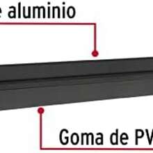 Hermex GUPO-120N, Guardapolvo fijo de 120 cm color negro, 1 pieza - guardapolvo+120 cm+black1 - Ver 3