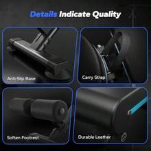 Weight Bench 990 LBS/450KG Foldable Weight Benches For Home Gym Adjustable Weight Bench With 72 Training Angles Incline Bench Press For Full Body - Black - View 7
