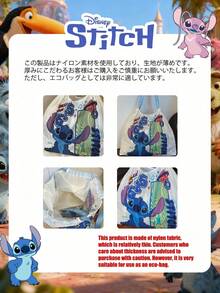 Disney Licensed Official 1 Pc Stitch Pattern Wacky Shopping Bag Candy Pouch / Coin Purse / Book Bag Mischievous Stitch Large Capacity Tote Bag High-Capacity Foldable Tote Bag Drawstring Shoulder Bag Lightweight Handbag Official Licensed - Multiple Models To Choose FromVerifiable For Lady/Teen Perfect For Valentine's Day/Daily/Shopping - Multicolor - View 11