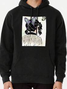 Men Outdoor Hoodies & Sweatshirts - Black - View 1