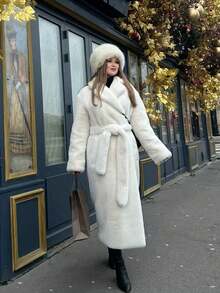 1Pc Women's Solid Color Plush Fluffy Hat, Soft Comfortable Warm Minimalist Cap, Casual Versatile Windproof Suitable For Daily Wear, Can Be Matched With Scarf, Autumn/Winter Decor Autumn - Nhiều màu - Xem 11