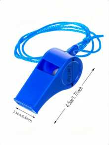 100pcs Random Color Party Whistles - Birthday Party Themed Whistles, Football Whistles, Basketball Whistles, Birthday Gifts, Wedding Rally Props - Plastic Whistle - View 7