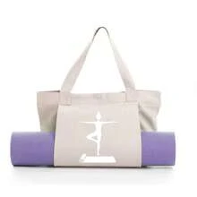 1个瑜伽普拉提垫包帆布手提袋户外运动器材旅行瑜伽垫单肩包 - 彩色 - 查看 23