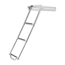 Portable Steps Boat Ladder, Foldable Boat Ladder, Stainless Steel Ladder - Silver - View 7