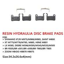 Juego de pastillas de freno de disco para bicicleta de alto rendimiento con pasadores y resortes de repuesto - Resistente al desgaste y silencioso - Multicolor - Ver 12