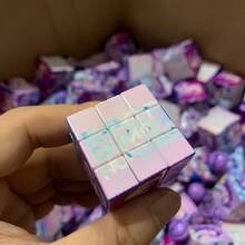 High-Quality Witch Hunting Team Mini Magic Cube Keychain, Character Pattern Stress Relief Toy Pendant, Holiday Gift Small Accessory - Multicolor - View 3