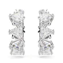 Cercei SWAROVSKI Matrix cu inel mare pentru femei 5632467 - Alb 5632467 - Vizualizare 3