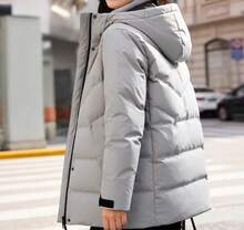 Skechers Men's Loose-Fitting New Thick And Warm Down Jacket With Hood