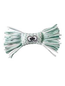 Cotton Rope Dog Chew Toy, Durable Bite-Resistant Dental Cleaning Interactive Pet Toy - Multicolor - View 10