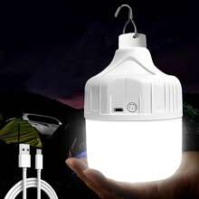 Lampu Kemah Portabel, Lampu Bulat Multi-Kecepatan, Lampu Berkedip, Cocok untuk Penerangan Kemah, Sinyal Darurat, Perlengkapan Penting untuk Aktivitas Luar Ruangan - Putih - View 11