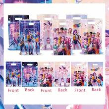 10个装 K-Pop & SajaBoys 魔法少女小队双面印花派对礼品袋，一次性 PE 糖果袋，适用于糖果、婚礼、生日、情人节，也是学校活动、婴儿派对、动漫主题派对的完美礼品袋。 - 彩色 - 查看 6