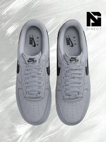 Nike Air Force 1 Low '07 LV8 Wolf Grey Black – Shoes For Man-Vintage-Spring & Summer-Inspired Running Shoes, Shock-Absorbing Comfort, Gym To Streetwear Casual Wear-Mother's Day Gifts-Father's Day Gift–HQ2037 004 - Wolf Grey/Black - 查看 4