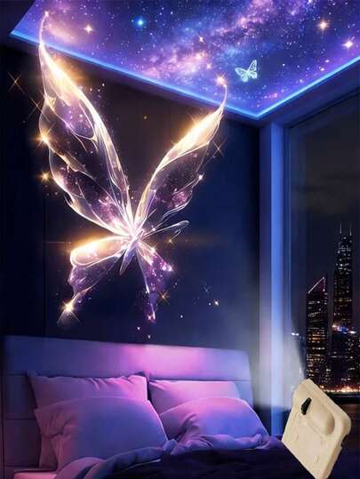 LED Projection Light - Skull/Handprint/Expression Options Available, USB Night Light, Suitable For Halloween Decoration, Bedroom And Living Room Atmosphere, Wall And Ceiling Embellishment, Perfect Holiday Gift, Home Decoration, Photo Background, Halloween Decoration