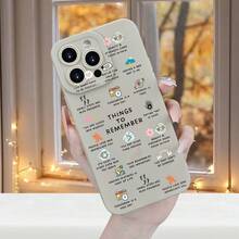 Creative Cute Sticker Print Fashion Phone Case - High-Quality Protective Cover For IPhone 16/15/14/12, Pro Max Series & 12Pro, 13ProMax, 14Plus, 15Plus, 16Plus, 12Mini, 13Mini, 14Pro, X, XS, XR, XSMax, 7, 8, 7Plus, 8Plus, 15ProMax, 16Pro, 14ProMax, 13Pro Max, 12PM Models - Perfect Birthday Gift, Holiday Gift, Couple Gift, Boyfriend/Girlfriend Present,Suitable For IPhone17 Air - 白色 - 查看 3