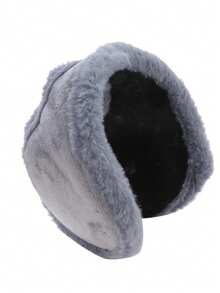 1个新款后戴式耳罩，冬季学生保暖耳罩，男女通用秋冬柔软弹力保暖耳套，户外滑雪、跑步、骑行防风保暖抓绒耳罩 - 彩色 - 查看 7