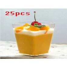 100/50/40/30/20/10pcs Dessert Cups, Transparent Mini Plates, With/Without Lids Mousse Cups For Tiramisu, Pudding, Mousse, Snacks, Party Supplies, Food Containers - Transparent - View 11