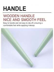 1pc Multi-Functional Pink Foundation Brush, Professional Fiber Hair Makeup Brush - Multicolor - View 8