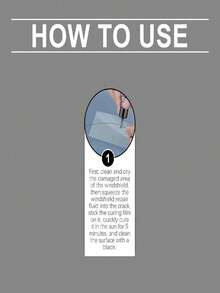 rayhong Windshield Crack Repair Kit, Provides Clear Vision For Driving, Car Restoration Kit, Great Gift For Family And Friends - Multicolor - View 5