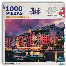 FLINK Rompecabezas Italia Muelle Portovenere 1000 Piezas 68.5 cm x 50.5 cm - como en la foto - Ver 5